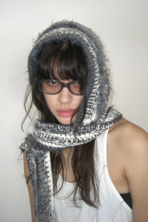 Allergy × Cycle HANDMADE KNIT HOOD MUFFLER